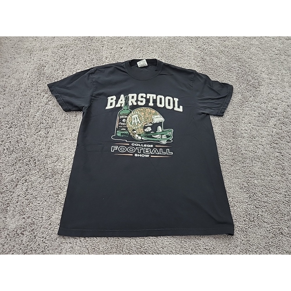 Barstool Sports College Football Show T Shirt Mens M Comfort Colors Black